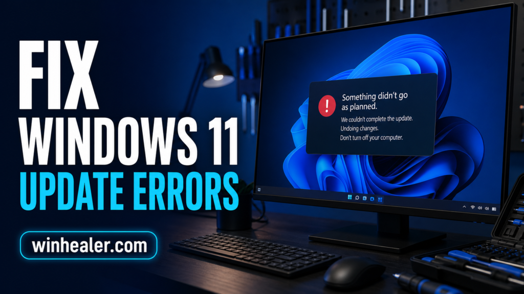 Fix Windows 11 update errors and repeated restarts
