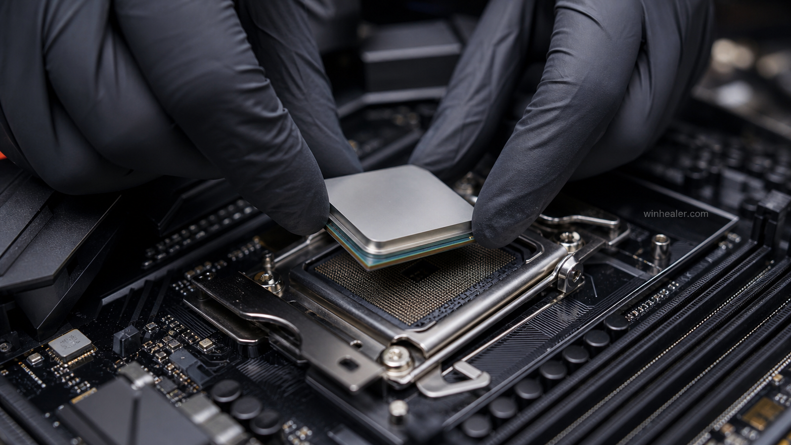 Installing an AM5 Ryzen processor into a desktop motherboard