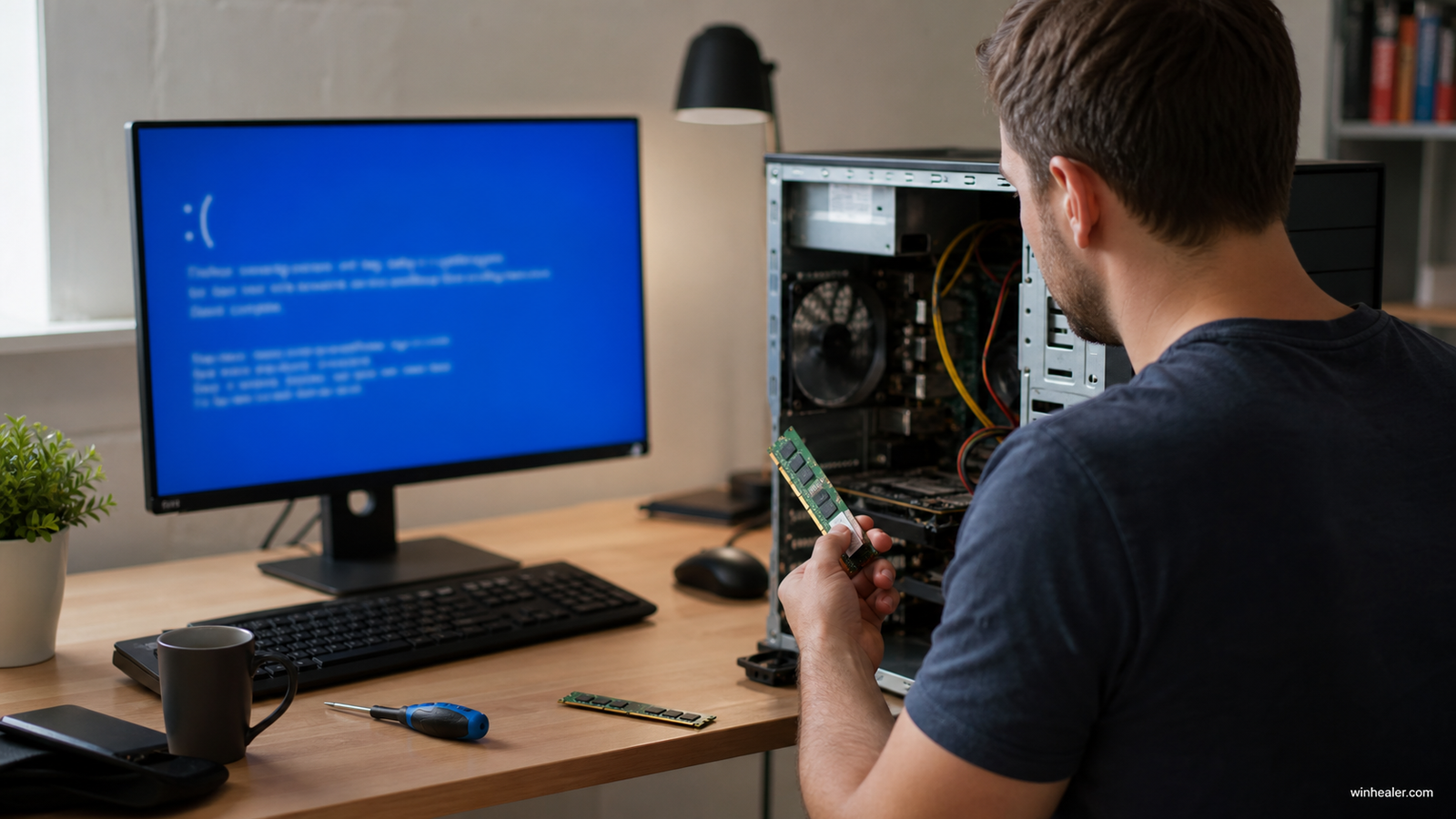 Diagnosing a Windows memory management blue screen with RAM