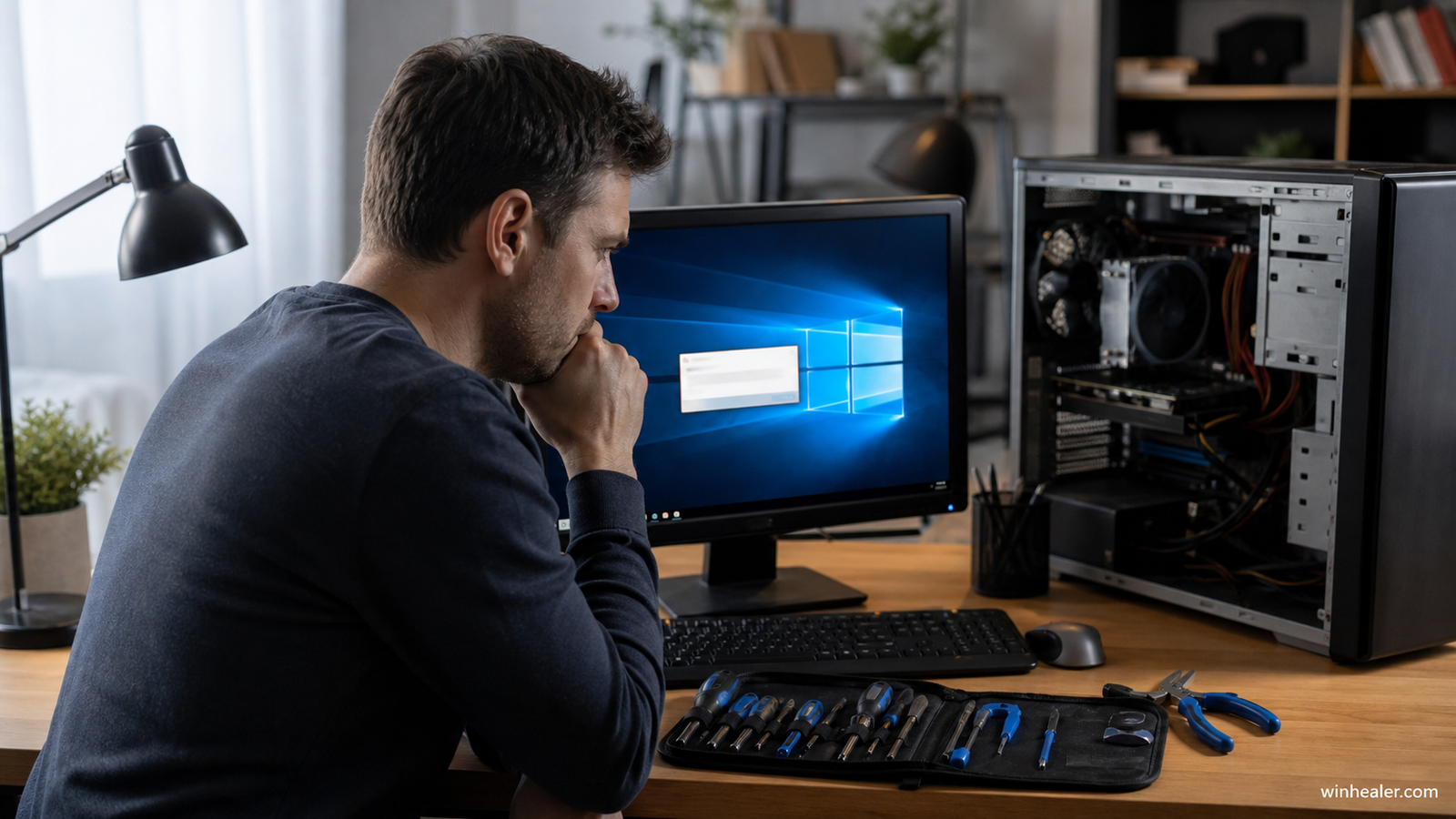 Safely troubleshooting a missing DLL file on Windows