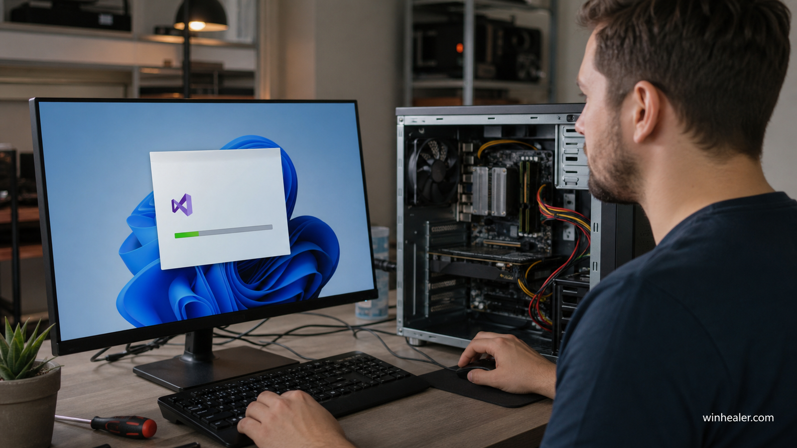 Installing Microsoft Visual C++ runtime components on Windows 11