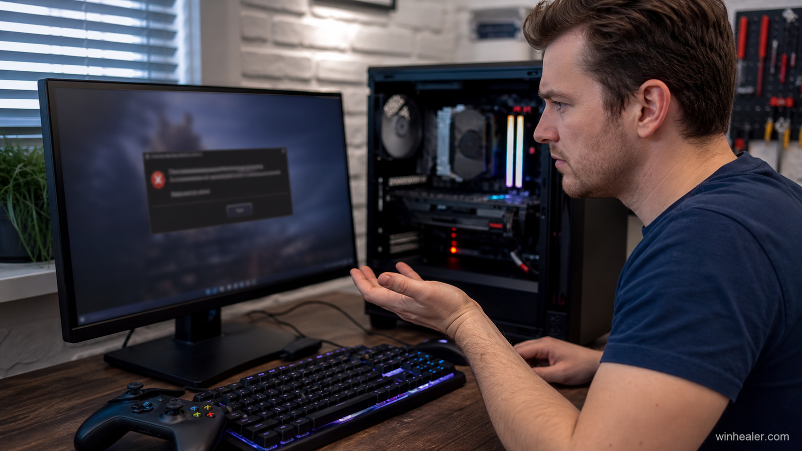 Troubleshooting a PhysXLoader.dll gaming error on Windows