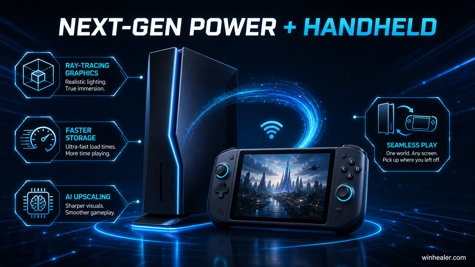 Next-generation console power and companion handheld concept