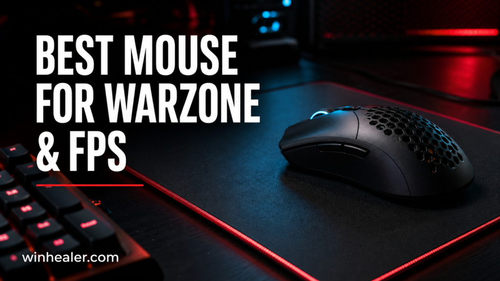 Lightweight gaming mouse with Best Mouse for Warzone and FPS headline