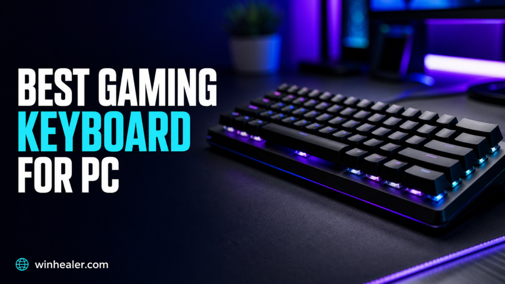 Mechanical keyboard with Best Gaming Keyboard for PC headline