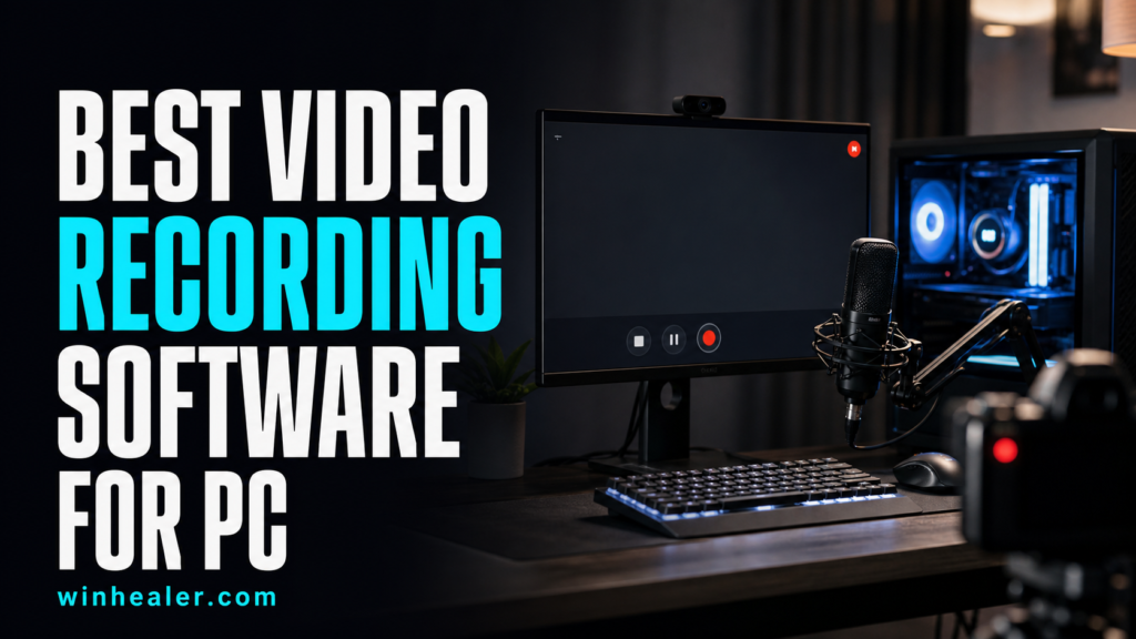 PC recording setup with Best Video Recording Software for PC headline
