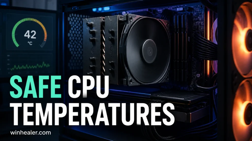 Safe gaming CPU temperature guide for modern desktop processors