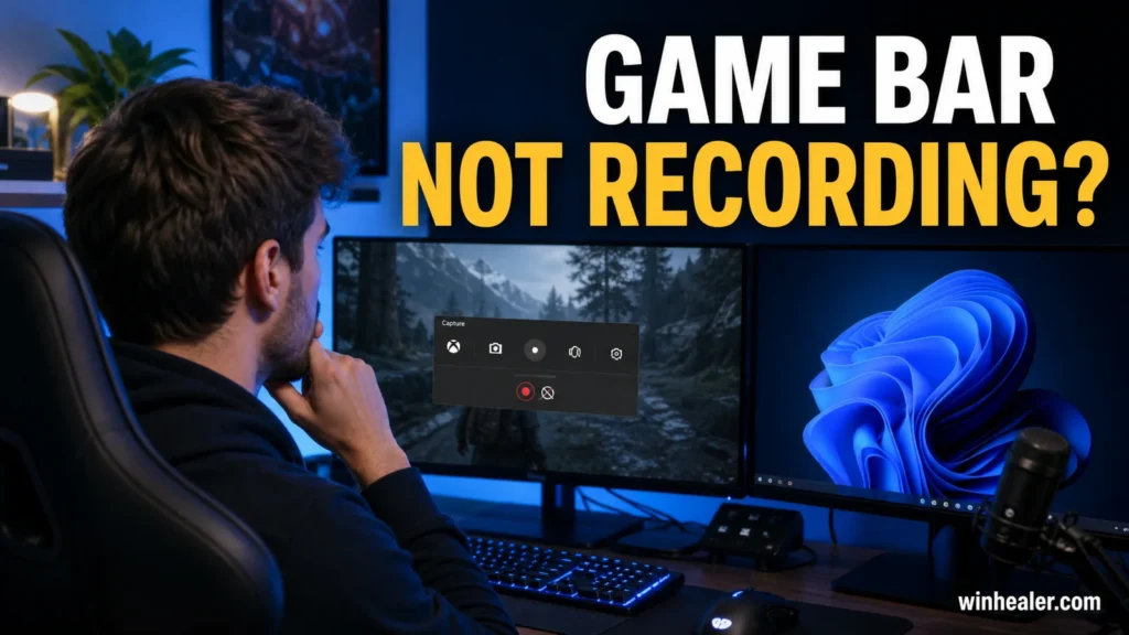 Fix Xbox Game Bar recording problems on Windows 11