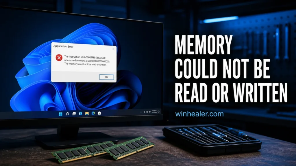 Windows 11 memory could not be read or written error repair guide